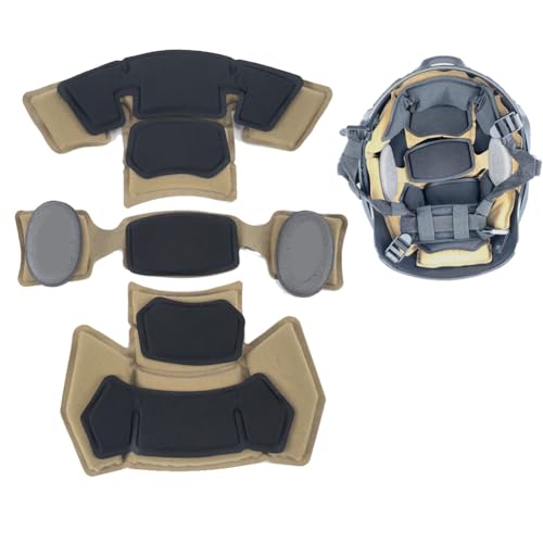 HANSTRONG Gear Taktischer Airsoft Outdoor Combat Helm Interne Memory Foam Kissen Polster Polster Schutzmatte HANSTRONG Gear Taktischer Airsoft Outdoor Combat Helm Interne Memory Foam Kissen Polster Polster Schutzmatte von HANSTRONG GEAR