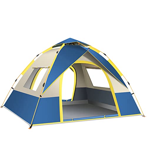 Pop-Up-Zelt für den Außenbereich, sofortiges automatisches Zelt, Sonnenschutz, Schatten für 1–2 Personen/3–4 Personen, Wandern, Reisen, Angeln, Strand, Zelt für 2 Personen von HAONIY