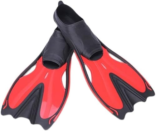 Trainingsschwimmflossen Flossen for Erwachsene und Taucher Schwimmflossen Schnorchel-Fußflossen for Erwachsene Tauchflossen Schwimmausrüstung for Anfänger Tragbar von HAONIY