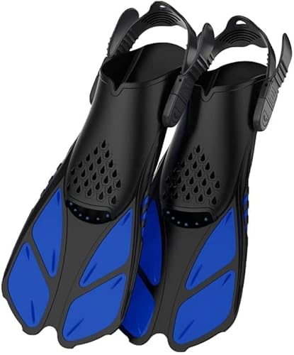 Trainingsschwimmflossen Schnorchel-Fuß-Tauchflossen,verstellbar,for Erwachsene,Schwimmkomfort,Flossen,Schwimmausrüstung,Wassersport von HAONIY