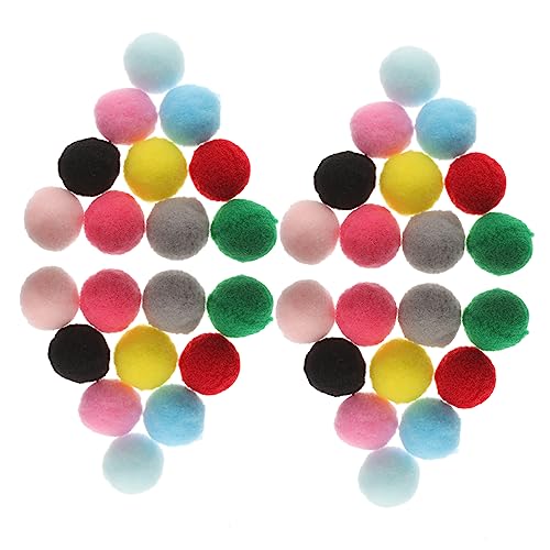HAPINARY 150pcs Kleidung Flauschige Ball Ornamente Kopfspeisezubehör Kreative Pompomkugeln von HAPINARY