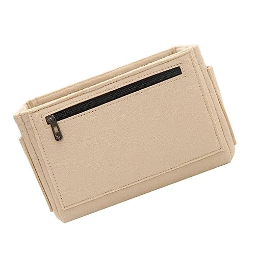 HAPINARY 1Stk Aufbewahrungstasche Tasche mit großem Fassungsvermögen reisekosmetikkoffer Kosmetiktasche Storage Pockets Storage Bags Kosmetikbehälter Aufbewahrungsbehälter gefühlt Khaki von HAPINARY