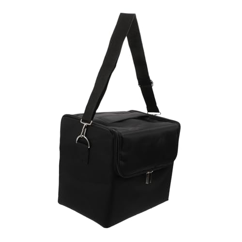 HAPINARY 1stk Kosmetiktasche Halter Taschen Zubehör Maniküre Werkzeugtasche Reise-kulturbeutel Make-up-Organizer Reisetasche Für Frauen Aufbewahrungstasche Zarte Tasche Black Oxford-Stoff von HAPINARY