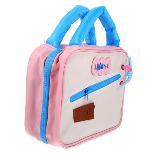 HAPINARY Kosmetiktasche Kulturbeutel Für Damen Tragetasche Taschen Toilettenartikel Frauentasche Geldbeutel Rucksacktasche Für Damen Make-up-Reisetasche Kulturbeutel Reisen Rosa Polyester von HAPINARY