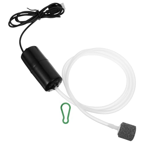 HAPINARY Sauerstoffpumpe USB-Luftpumpe Tank Spender Wasser Schwimmbad Fisch Aquarium Luftpumpe Oxygenationspumpe für Aquarium Aquariumbelüfter Kleine Aquarienpumpe Aquariensprudler Plastik von HAPINARY