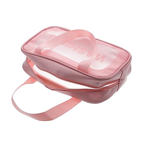 HAPINARY Frosted Make-up Tasche Kosmetik Aufbewahrungstasche Reise Kosmetik Organizer Tasche Bequemer Griff Für Zu Hause Im Freien von HAPINARY