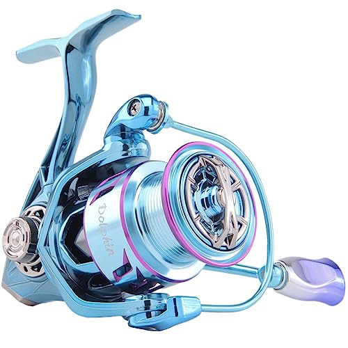 HAUT TON Dolphin 3000 Advance Edition Spinnrolle, 5,2:1Übersetzung, 10 kg, 5 + 1BB, spielfreies Lager, versiegeltes Bremssystem, Salzwasser, Süßwasser-Angelrollen (DN-SPINNING-1500S) HAUT TON Dolphin 3000 Advance Edition Spinnrolle, 5,2:1Übersetzung, 10 kg, 5 + 1BB, spielfreies Lager, versiegeltes Bremssystem, Salzwasser, Süßwasser-Angelrollen (DN-SPINNING-1500S) von HAUT TON