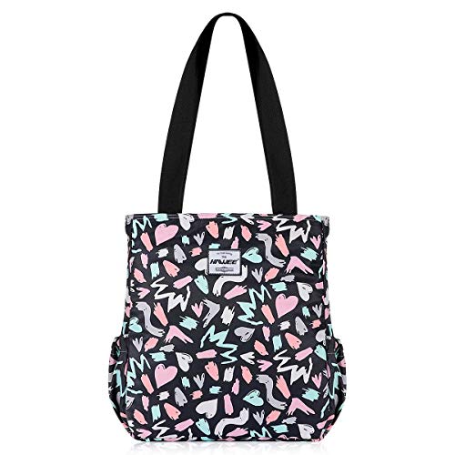 HAWEE Mode Damen Handtasche mit Reißverschluss Casual Frauen Schultertasche Umhängetasche Groß Einkaufstasche Wasserdicht Henkeltasche für Reise Arbeit Schule Tägliches Leben Gym Strand HAWEE Mode Damen Handtasche mit Reißverschluss Casual Frauen Schultertasche Umhängetasche Groß Einkaufstasche Wasserdicht Henkeltasche für Reise Arbeit Schule Tägliches Leben Gym Strand von HAWEE