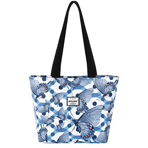 HAWEE Mode Damen Schultertasche mit Reißverschluss Casual Frauen Handtasche Umhängetasche Groß Einkaufstasche Wasserdicht Henkeltasche für Reise Arbeit Schule Tägliches Leben Strand HAWEE Mode Damen Schultertasche mit Reißverschluss Casual Frauen Handtasche Umhängetasche Groß Einkaufstasche Wasserdicht Henkeltasche für Reise Arbeit Schule Tägliches Leben Strand von HAWEE