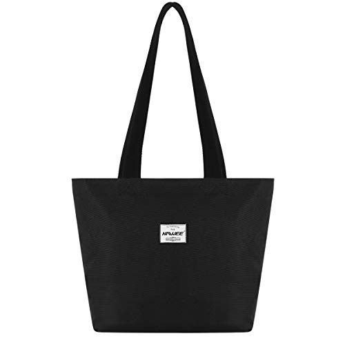 HAWEE Mode Damen Schultertasche mit Reißverschluss Casual Frauen Handtasche Umhängetasche Groß Einkaufstasche Wasserdicht Henkeltasche für Reise Arbeit Schule Tägliches Leben Strand von HAWEE