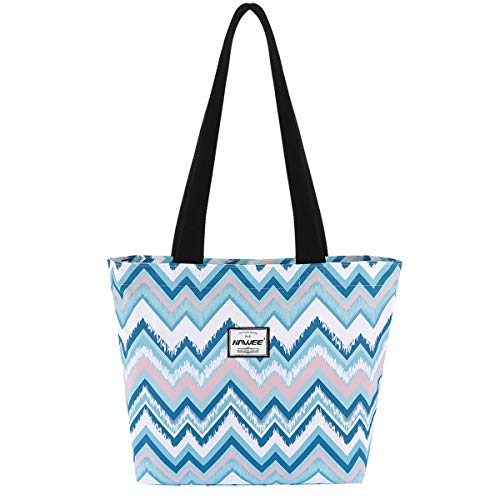 HAWEE Mode Damen Schultertasche mit Reißverschluss Casual Frauen Handtasche Umhängetasche Groß Einkaufstasche Wasserdicht Henkeltasche für Reise Arbeit Schule Tägliches Leben Strand HAWEE Mode Damen Schultertasche mit Reißverschluss Casual Frauen Handtasche Umhängetasche Groß Einkaufstasche Wasserdicht Henkeltasche für Reise Arbeit Schule Tägliches Leben Strand von HAWEE
