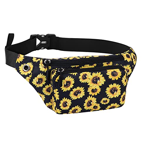 HAWEE Sport Bauchtasche Unisex Leichte Gürteltasche Hüfttasche Multicolor mit Verstellbarem Gürtel und Kopfhöreranschluss für Damen Herren Outdoor Reisen Wandern Joggen Radfahren Laufen Sonnenblume HAWEE Sport Bauchtasche Unisex Leichte Gürteltasche Hüfttasche Multicolor mit Verstellbarem Gürtel und Kopfhöreranschluss für Damen Herren Outdoor Reisen Wandern Joggen Radfahren Laufen Sonnenblume von HAWEE