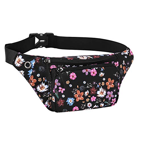 HAWEE Sport Bauchtasche Unisex Leichte Gürteltasche Hüfttasche Multicolor mit Verstellbarem Gürtel und Kopfhöreranschluss für Damen Herren Outdoor Reisen Wandern Joggen Radfahren Laufen Kleine Blumen HAWEE Sport Bauchtasche Unisex Leichte Gürteltasche Hüfttasche Multicolor mit Verstellbarem Gürtel und Kopfhöreranschluss für Damen Herren Outdoor Reisen Wandern Joggen Radfahren Laufen Kleine Blumen von HAWEE