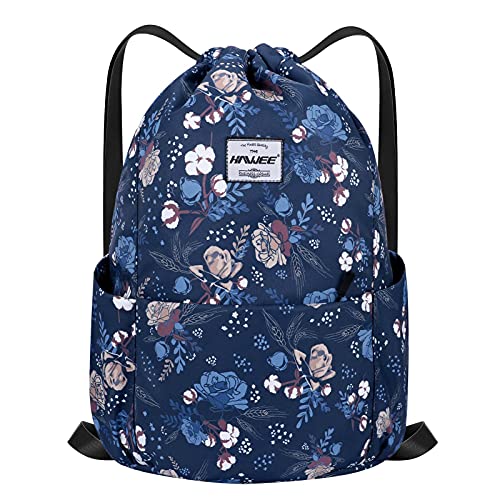 HAWEE Wasserdicht Kordelzug Rucksack mit Innentasche Groß Turnbeutel Kordelzug Tagesrucksack Tunnelzug Tasche Sporttasche Unisex für Frauen Männer Reise Alltag Outdoor Yoga Schule Strand Schwimmen HAWEE Wasserdicht Kordelzug Rucksack mit Innentasche Groß Turnbeutel Kordelzug Tagesrucksack Tunnelzug Tasche Sporttasche Unisex für Frauen Männer Reise Alltag Outdoor Yoga Schule Strand Schwimmen von HAWEE