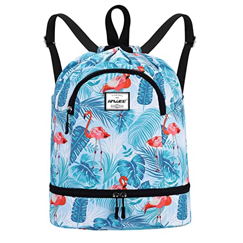 HAWEE Wasserdicht Kordelzug Rucksack mit Innentasche Groß Turnbeutel Kordelzug Tagesrucksack Tunnelzug Tasche Sporttasche Unisex für Frauen Männer Reise Alltag Schule Outdoor Yoga Schwimmen Strand HAWEE Wasserdicht Kordelzug Rucksack mit Innentasche Groß Turnbeutel Kordelzug Tagesrucksack Tunnelzug Tasche Sporttasche Unisex für Frauen Männer Reise Alltag Schule Outdoor Yoga Schwimmen Strand von HAWEE