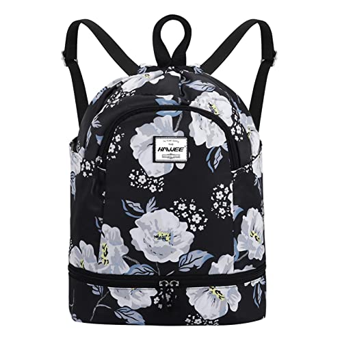 HAWEE Wasserdicht Kordelzug Rucksack mit Innentasche Groß Turnbeutel Kordelzug Tagesrucksack Tunnelzug Tasche Sporttasche Unisex für Frauen Männer Reise Alltag Schule Outdoor Yoga Schwimmen Strand HAWEE Wasserdicht Kordelzug Rucksack mit Innentasche Groß Turnbeutel Kordelzug Tagesrucksack Tunnelzug Tasche Sporttasche Unisex für Frauen Männer Reise Alltag Schule Outdoor Yoga Schwimmen Strand von HAWEE