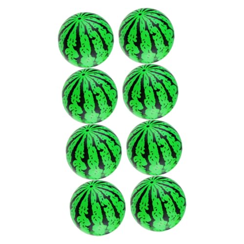 HAWILLOSCH 8St Wassermelonenkugeln Wassermelonen Ammer Minispielzeug für Kinder Thema Wassermelone Outdoor-Spielzeug für Kinder Beach Toys for aufblasbarer Ball Ballspielzeug PVC Green von HAWILLOSCH