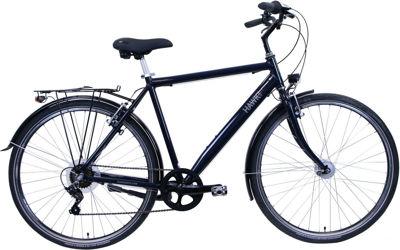 HAWK Bikes Cityrad CityTrek Easy Blue Gent, 7 Gang Shimano Tourney Schaltwerk, Kettenschaltung, für Damen und Herren, Kettenschaltung HAWK Bikes Cityrad CityTrek Easy Blue Gent, 7 Gang Shimano Tourney Schaltwerk, Kettenschaltung, für Damen und Herren, Kettenschaltung von HAWK Bikes