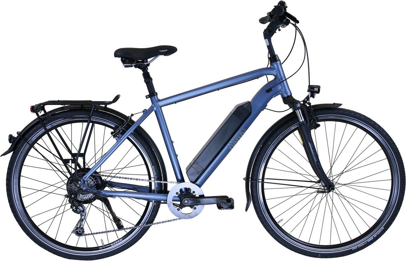 HAWK Bikes E-Bike Trekkingrad eTrekking Gent, 8 Gang microSHIFT Microshift Schaltwerk, Kettenschaltung, Heckmotor, 418 Wh, Pedelec, Elektrofahrrad für Herren HAWK Bikes E-Bike Trekkingrad eTrekking Gent, 8 Gang microSHIFT Microshift Schaltwerk, Kettenschaltung, Heckmotor, 418 Wh, Pedelec, Elektrofahrrad für Herren von HAWK Bikes