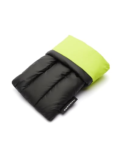 HAWKERS Unisex Adulto PADDED Pouch Brillenetui, Black-Fluor Yellow, Einheitsgröße von HAWKERS