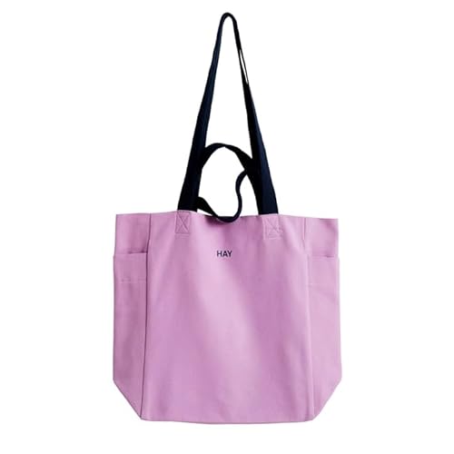 HAY Tasche Everyday Tote Bag aus 100% Bio-Baumwolle in der Farbe Cool pink, Maße: 8x30x14 cm, AB386-B630 von HAY