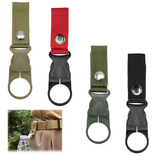 HAYGEM 10 Stück Wasserflaschenhalter Clip, Hängende Flaschenhalter Gürtel, Flaschenhalter Rucksack mit Verstellbarem Schnappverschluss, für Outdoor Sport, Wandern und Camping HAYGEM 10 Stück Wasserflaschenhalter Clip, Hängende Flaschenhalter Gürtel, Flaschenhalter Rucksack mit Verstellbarem Schnappverschluss, für Outdoor Sport, Wandern und Camping von HAYGEM