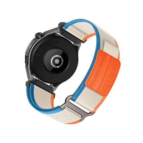 Nylon Armband Kompatibel mit Amazfit Balance Armbänder Sport Armband für Damen Herren Sportarmband Adjustable Textil Loop Ersatzarmband für Amazfit Balance (F,Nylon) von HAZARA