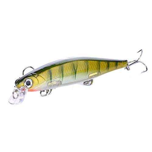 HBALDTEDC Soft Fishing Köder, Angelköder, 10 Stück, große Fische, Angelköder, schwimmender Harter Köder for Hecht-Angelgerät, 110 mm, 13 g. Einfach und praktisch(7) von HBALDTEDC