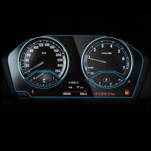 HCXNBS Passend für BMW X1 F48 2016-2022Autoinnenraum Instrumententafel Membran Bildschirm TPU Schutzfolie Dekoration Zubehör von HCXNBS