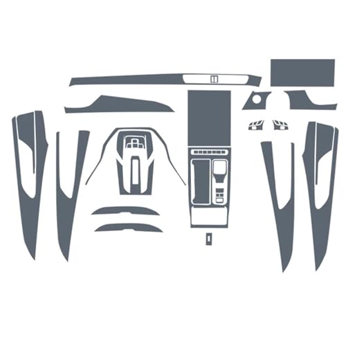 HCXNBS Passend für FAW H5 2023 Auto Innenraum Mittelkonsole Transparent TPU Schutzfolie Anti-Kratzer Reparaturfolie Zubehör von HCXNBS