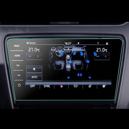 HCXNBS Passend für Skoda Octavia A7 2017-2019 Auto GPS Navigation Schutzfolie Bildschirm TPU Folie Displayschutzfolie Dekoration von HCXNBS