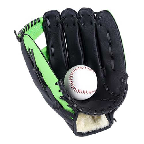 Baseball-Handschuh, weiches PU-Leder, verdickt, Softball-Handschuhe für Teenager, Erwachsene, professionelles Baseball-Fangen von HDKEAN