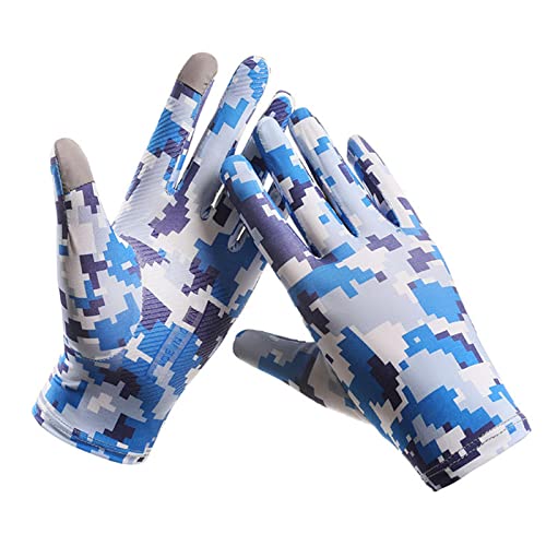 HDKEAN Klassische Zwei-Finger-Handschuhe, Camouflage-Handschuhe, atmungsaktiv, kühl, Vollfinger-Handschuhe für Erwachsene, Herren, Fahrradhandschuhe für Herren, Rennrad, Damen, Fahrradhandschuhe, von HDKEAN