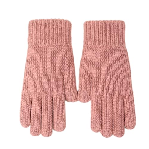 HDKEAN Weiche warme Handschuhe, Touch-Handschuhe, Strickhandschuhe, Vollfinger-Handschuhe, Outdoor-Aktivität, Laufhandschuhe für Damen von HDKEAN