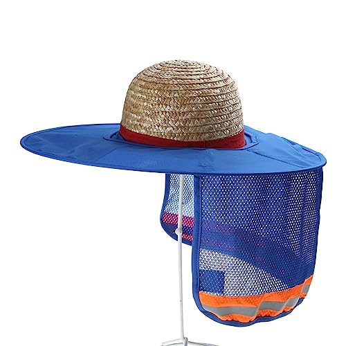 Harter Hut-Sonnenschutz mit Streifen und breiter Krempe für Sicherheitshelm-Zubehör von HDKEAN