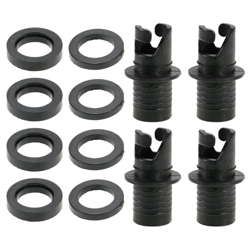 HDOYTXXM 4Pcs Aufblasbare Kajak Pumpen Adapter Ersatz Paddle Board Luft Pumpen Schlauch Adapter Luft Ventile Düse von HDOYTXXM