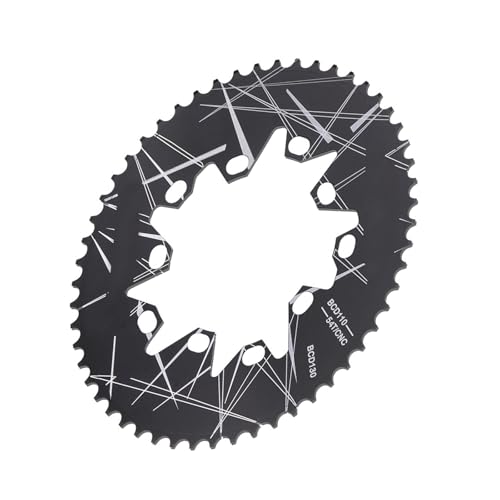 HDOYTXXM Klappfahrräder Aus Aluminiumlegierung Schmales Kettenblatt Mit Breiten Zähnen Fahrradkettenrad 52T/54T/56T/58T/60T Kettenblatt von HDOYTXXM