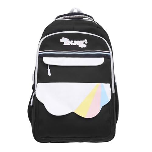 Schüler Schulrucksack Reiserucksack Großer Kapazitätsrucksack Trendiger Laptop Rucksack Teenager Schultasche von HDOYTXXM