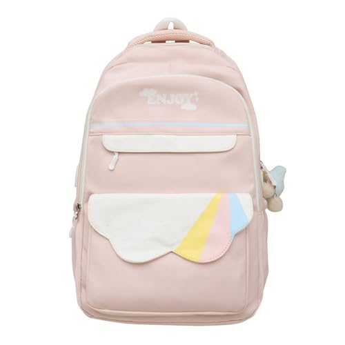 Schüler Schulrucksack Reiserucksack Großer Kapazitätsrucksack Trendiger Laptop Rucksack Teenager Schultasche von HDOYTXXM