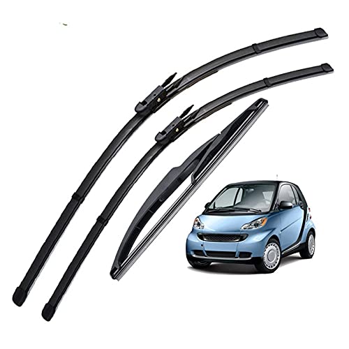 Wischerblätter Schnelle und saubere Scheibenwischerblätter für Smart forTwo W451 2007 2008 2009 2010 2011 2012 2013 2014 Reinigungsset für die vordere und hintere Scheibe Wischerblätter Schnelle und saubere Scheibenwischerblätter für Smart forTwo W451 2007 2008 2009 2010 2011 2012 2013 2014 Reinigungsset für die vordere und hintere Scheibe von HDXIN