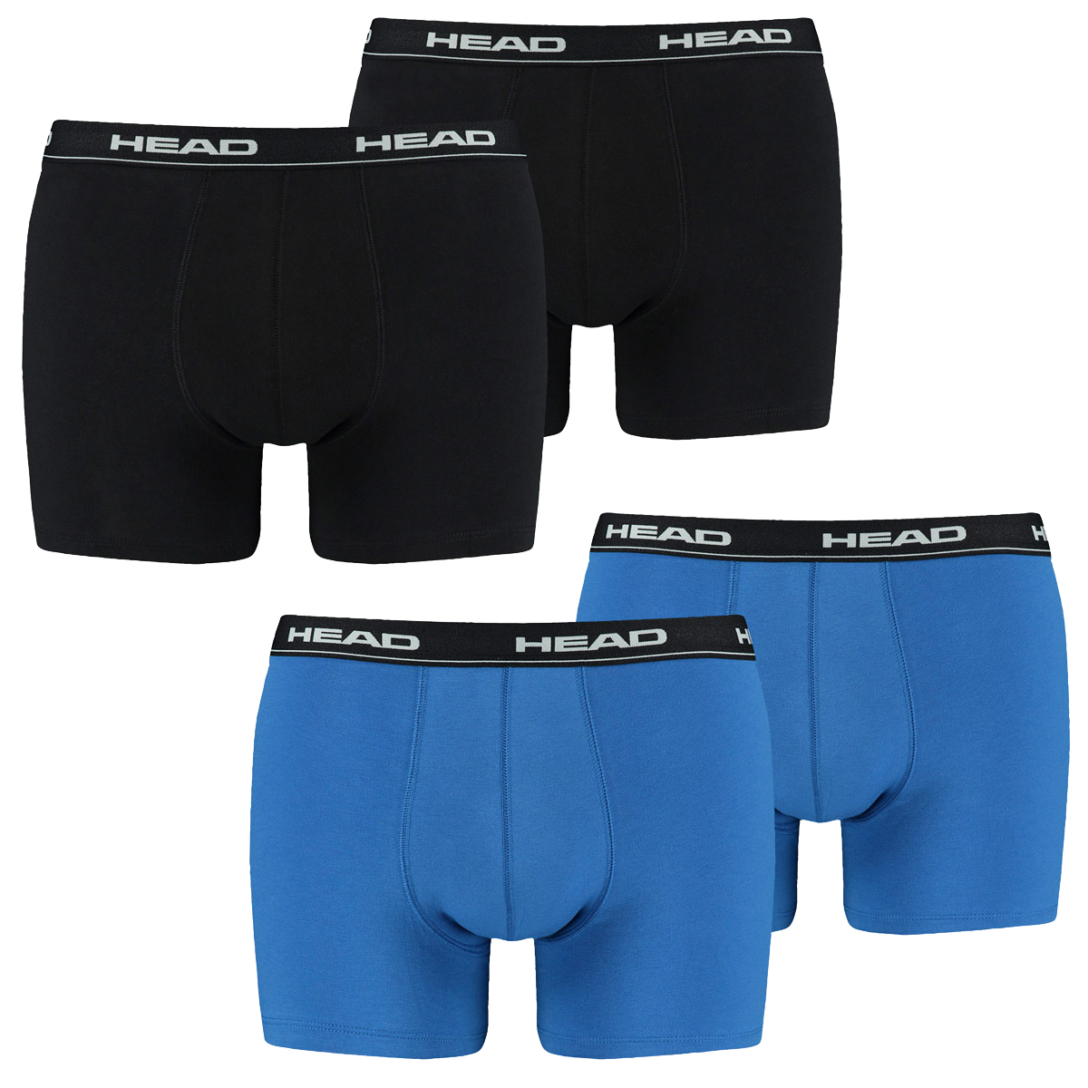 4 er Pack Head Herren Boxer Boxershorts Basic Pant Unterwäsche von HEAD