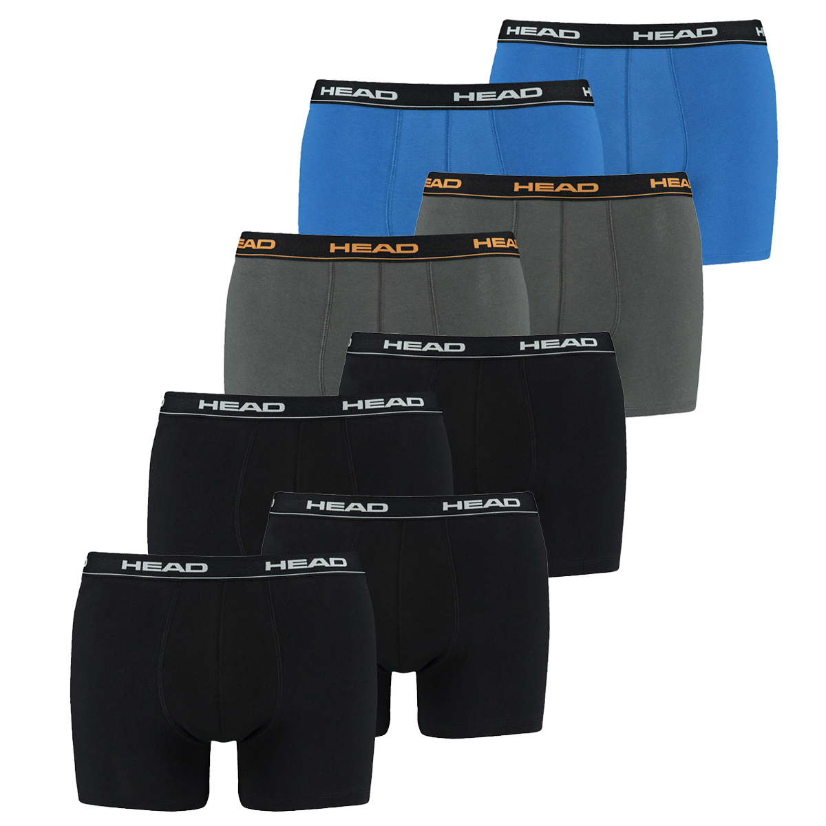 8 er Pack Head Herren Boxer Boxershorts Basic Pant Unterwäsche von HEAD