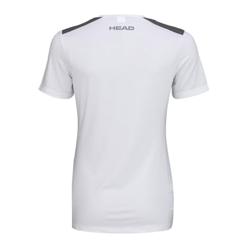 HEAD Damen Blusen & T-Shirts, Weiss/Dress Blau, S EU HEAD Damen Blusen & T-Shirts, Weiss/Dress Blau, S EU von HEAD