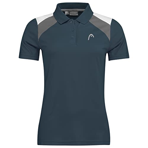 HEAD CLUB 22 Tech Polo Shirt Women, navy, L von HEAD