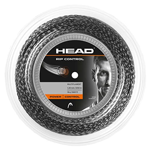HEAD Unisex-Erwachsene RIP Control Rolle Tennis-Saite, schwarz-schwarz, 1.25 mm HEAD Unisex-Erwachsene RIP Control Rolle Tennis-Saite, schwarz-schwarz, 1.25 mm von HEAD