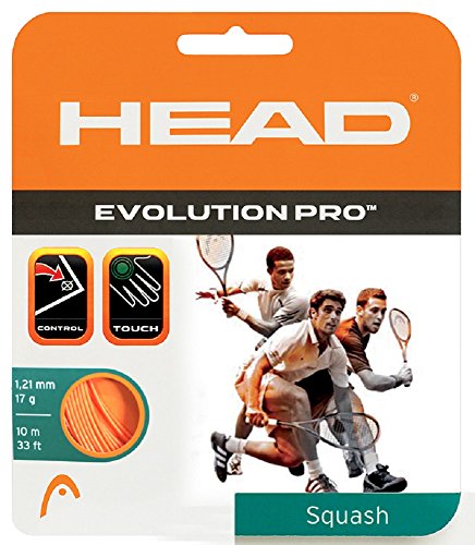 HEAD 281209 Evolution Pro Seil für Tennisschläger, Evolution Pro, orange, 110 m von HEAD