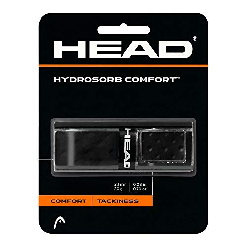 HEAD Unisex-Erwachsene Hydrosorb Comfort Griffband, Black, Einheitsgröße von HEAD