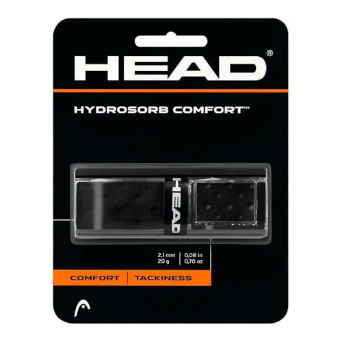 HEAD Unisex-Erwachsene Hydrosorb Comfort Griffband, Black, Einheitsgröße von HEAD