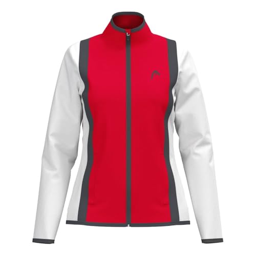 HEAD CLUB 25 Jacket Women, red/white von HEAD