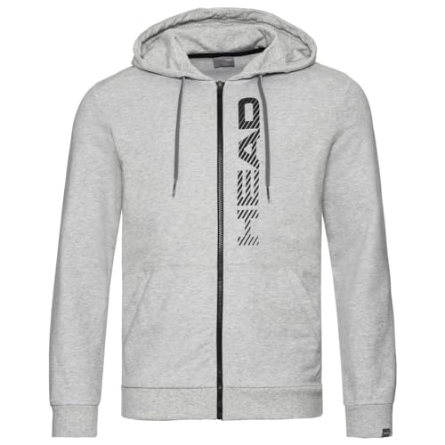 HEAD CLUB FYNN Hoodie FZ Men, grau/schwarz, S HEAD CLUB FYNN Hoodie FZ Men, grau/schwarz, S von HEAD